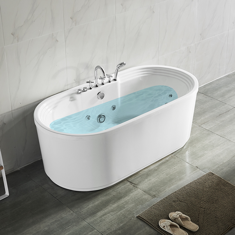 อ่างอาบน้ำ ABS คุณภาพดีที่สุดอ่างอาบน้ำคลาสสิกพร้อมหัวพ่นและก๊อกน้ำทองเหลือง